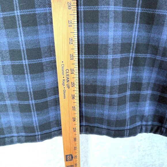 Marmot Ridgefield Heavyweight Flannel Sherpa Lined Snap Jacket Mens XL Blue - Picture 7 of 9